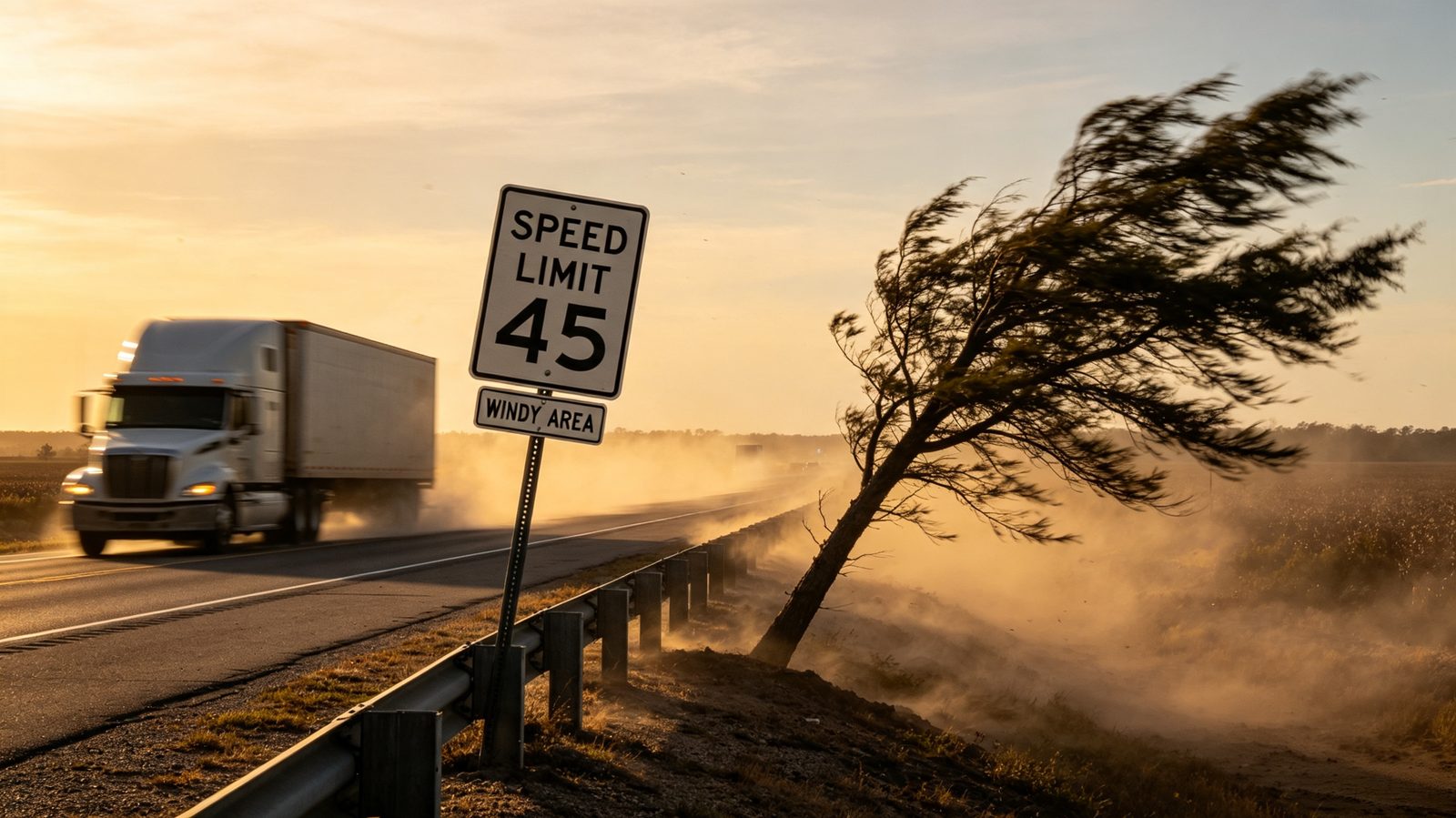 Wind Load Physics: How Engineers Design a Post to Survive a Storm – illustration